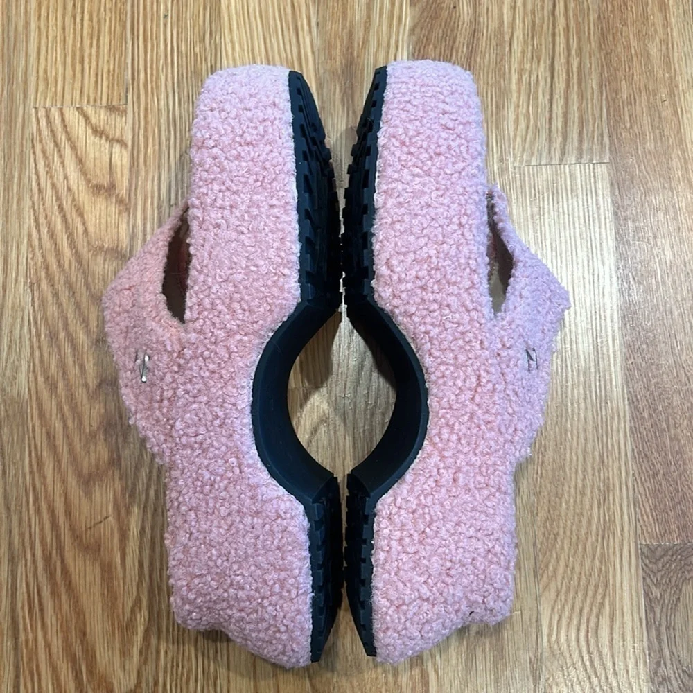 ZEMETA Platform pink motor thong sandal flip flop size 10 women’s new w/out box